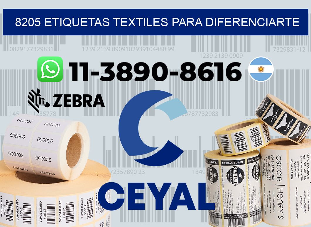 8205 Etiquetas textiles para diferenciarte
