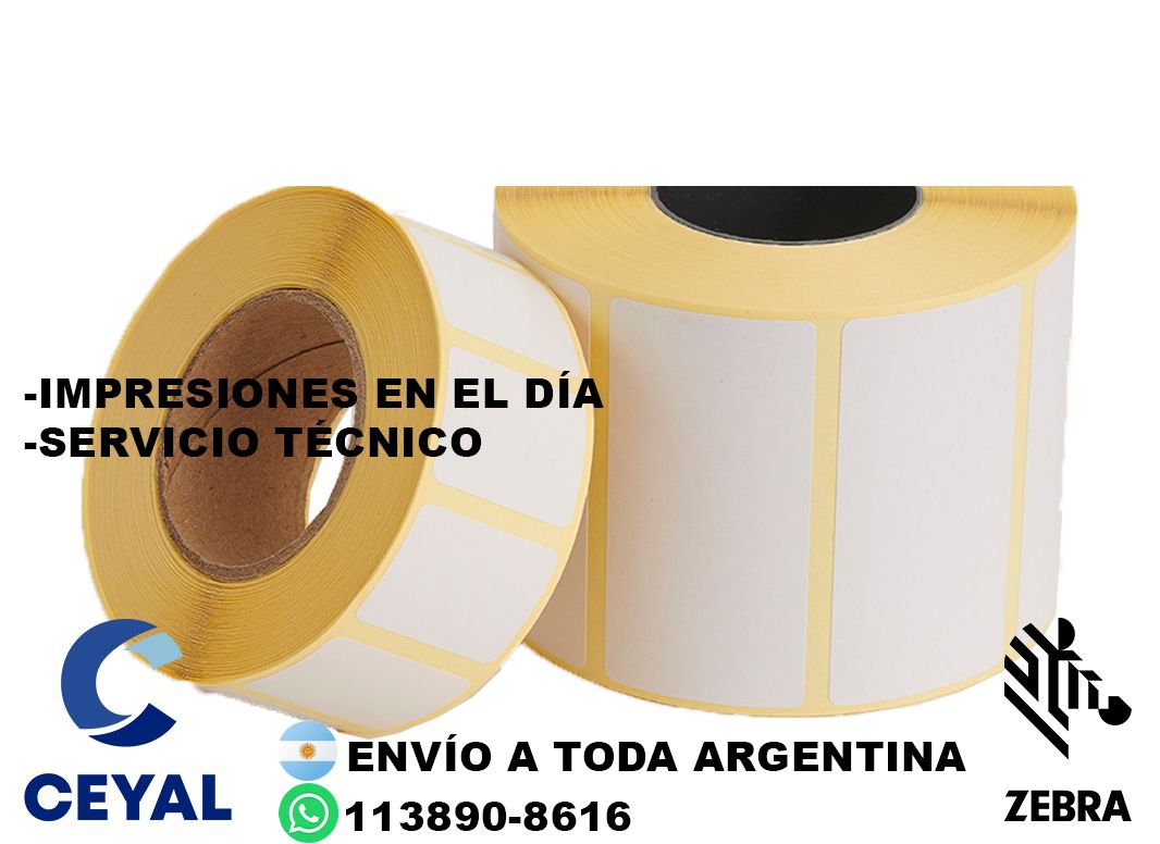 93875 rollos térmicos avanzados para zebra 500