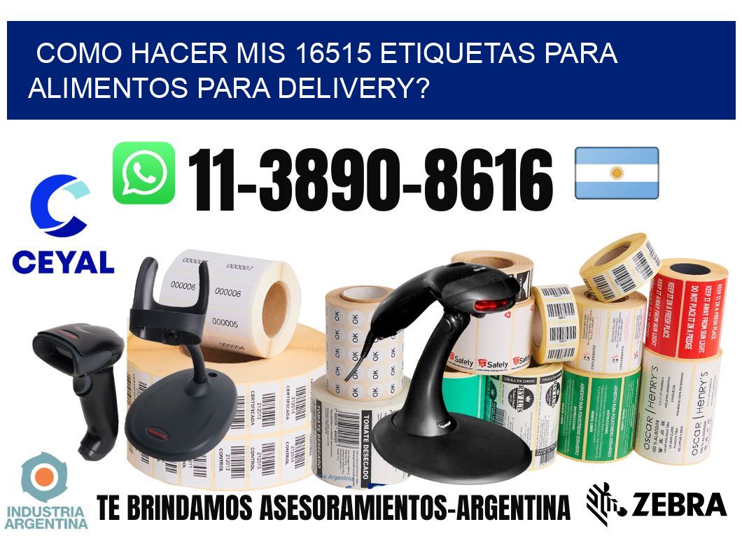 como hacer mis 16515 etiquetas para alimentos para delivery?