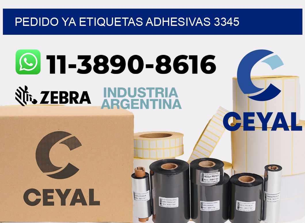 pedido ya etiquetas adhesivas 3345