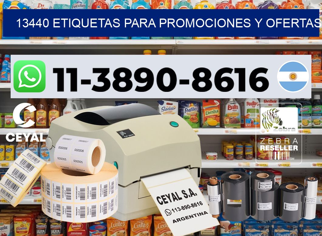 13440 Etiquetas para promociones y ofertas