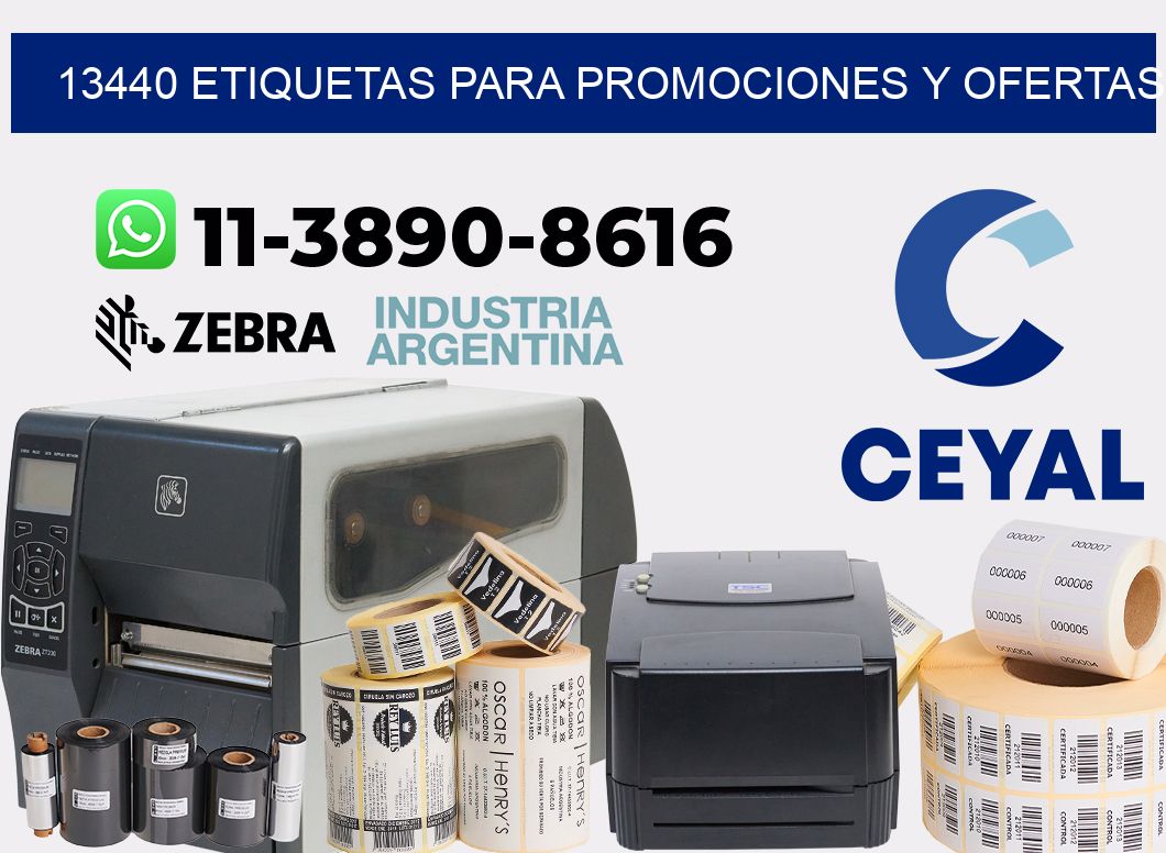 13440 Etiquetas para promociones y ofertas