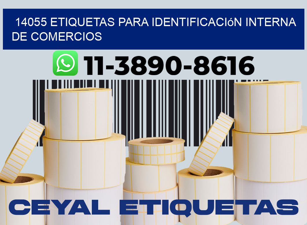 14055 Etiquetas para identificación interna de comercios