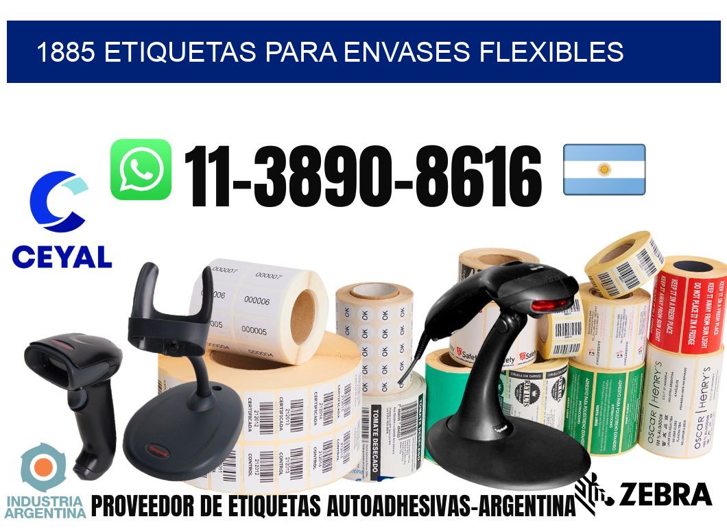 1885 Etiquetas para envases flexibles
