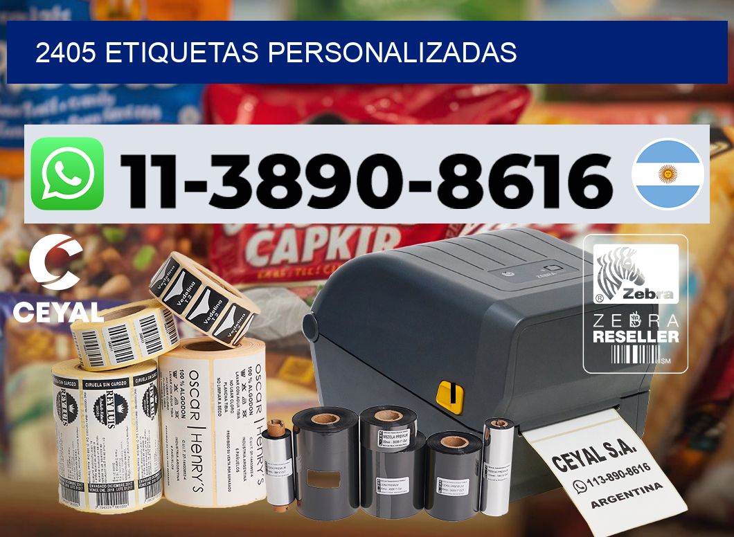 2405 etiquetas personalizadas