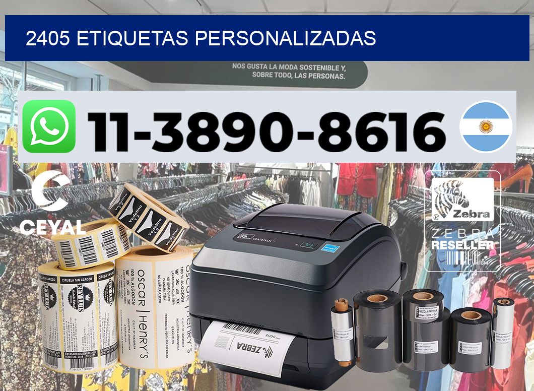 2405 etiquetas personalizadas