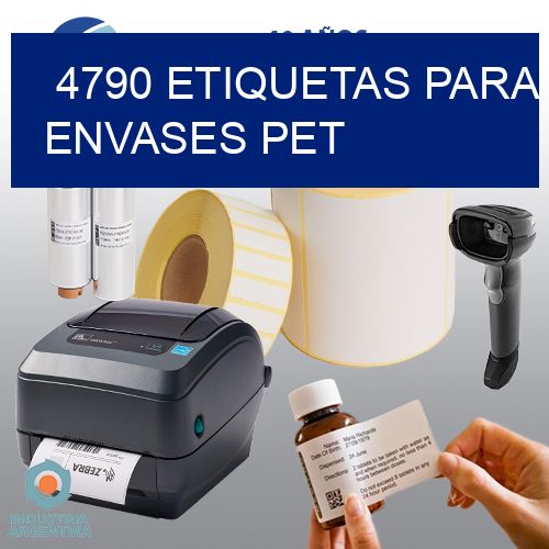 4790 Etiquetas para envases PET