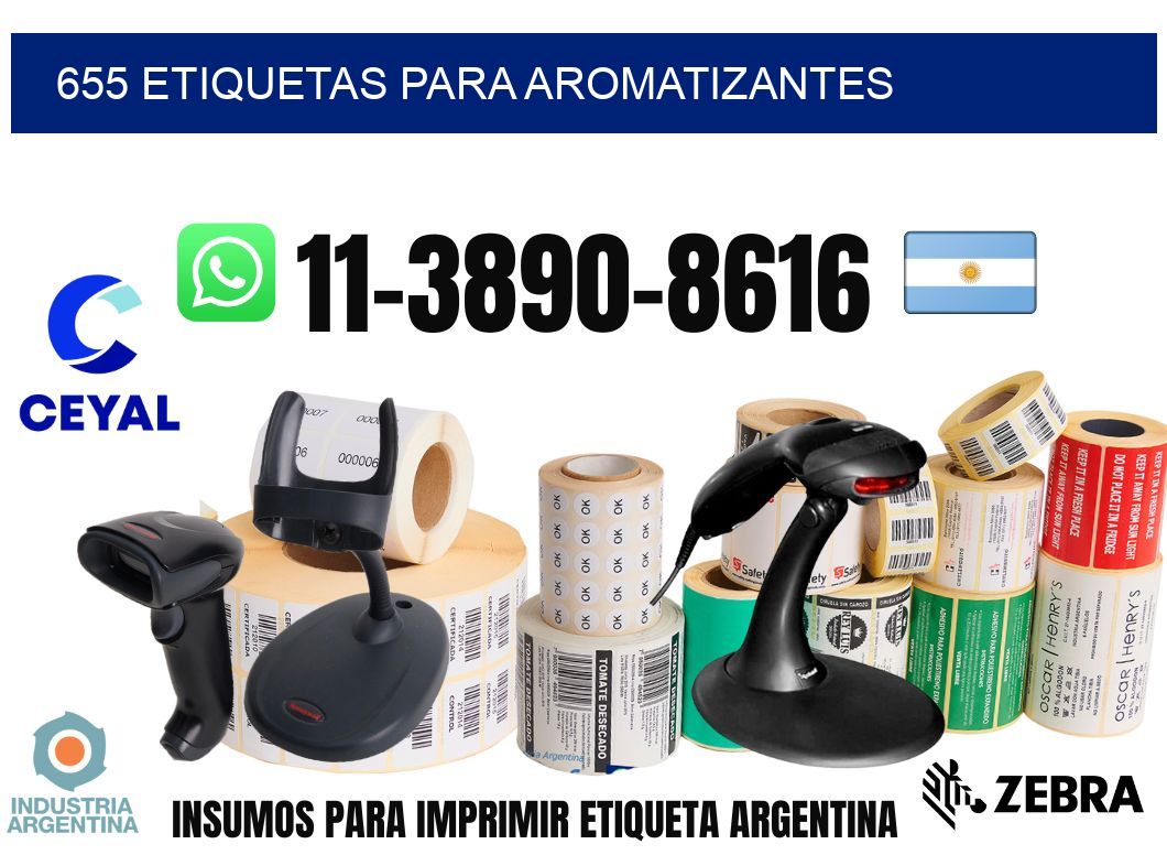 655 Etiquetas para aromatizantes
