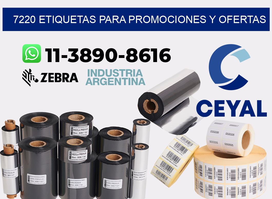 7220 Etiquetas para promociones y ofertas