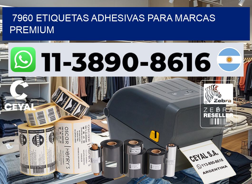 7960 Etiquetas adhesivas para marcas premium
