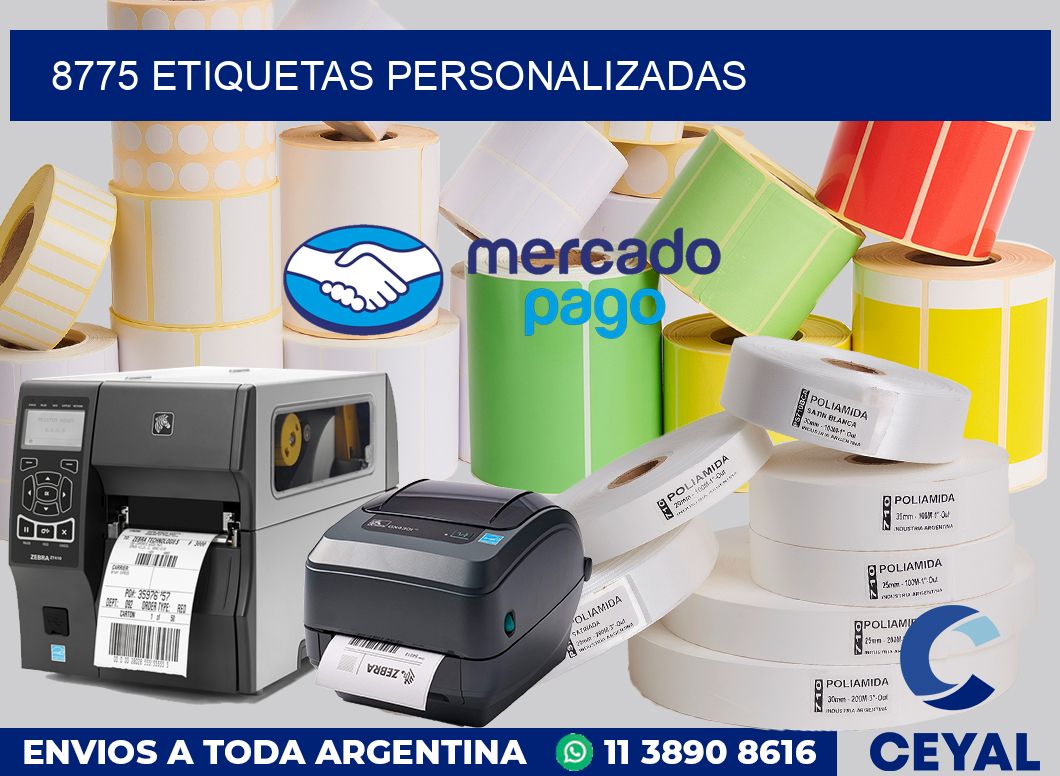 8775 etiquetas personalizadas