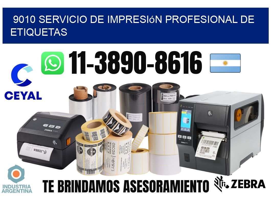 9010 Servicio de impresión profesional de etiquetas