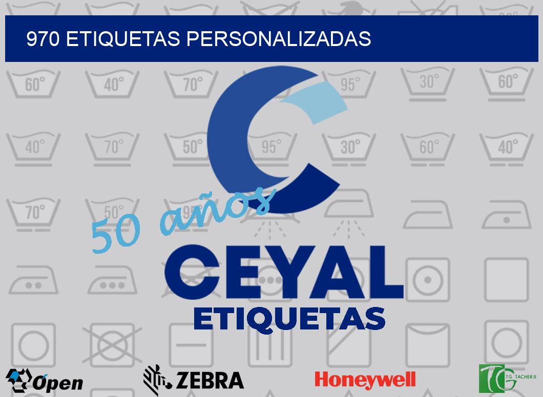 970 etiquetas personalizadas