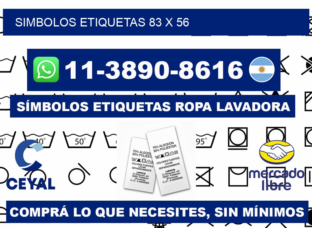 SIMBOLOS ETIQUETAS 83 x 56