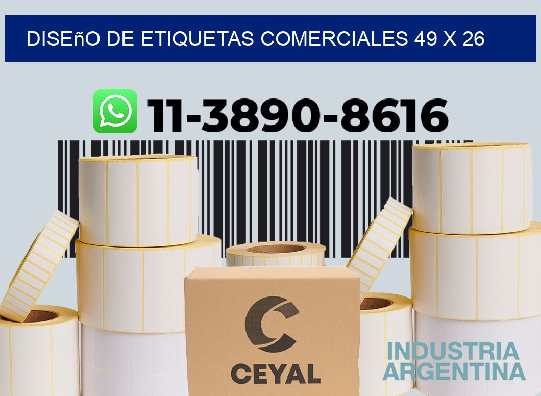 diseño de etiquetas comerciales 49 x 26