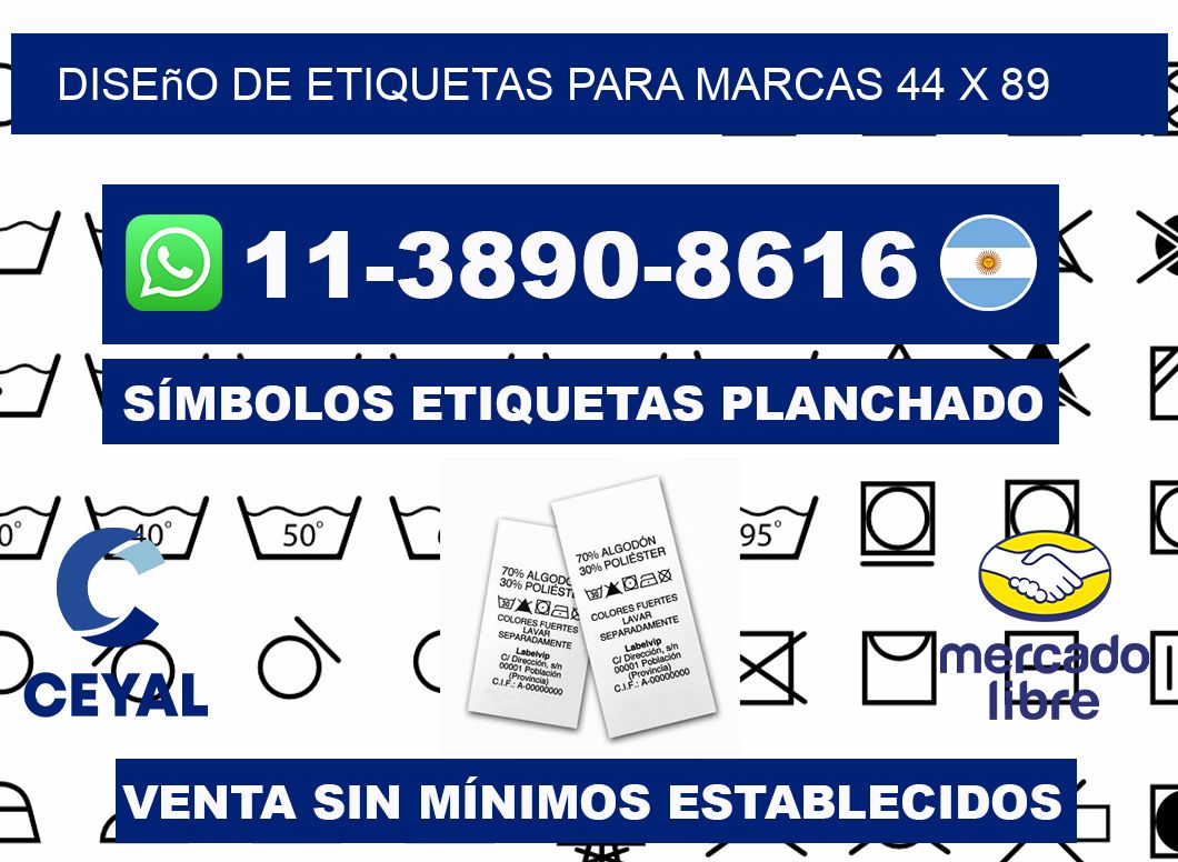 diseño de etiquetas para marcas 44 x 89