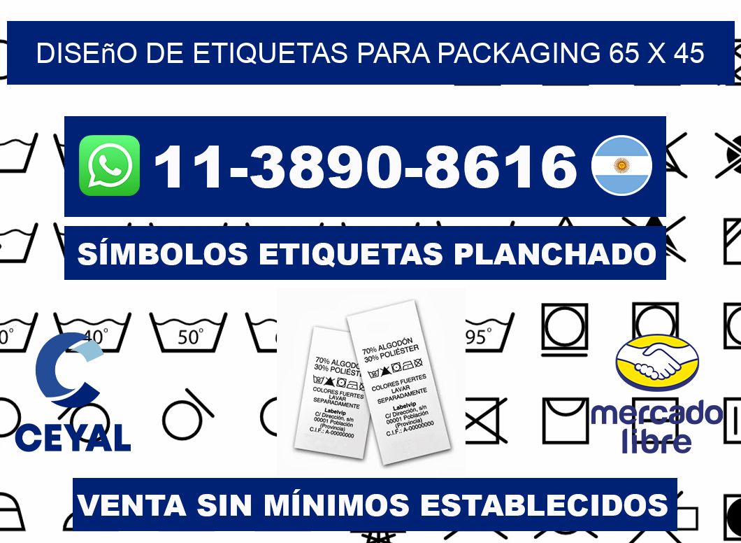 diseño de etiquetas para packaging 65 x 45