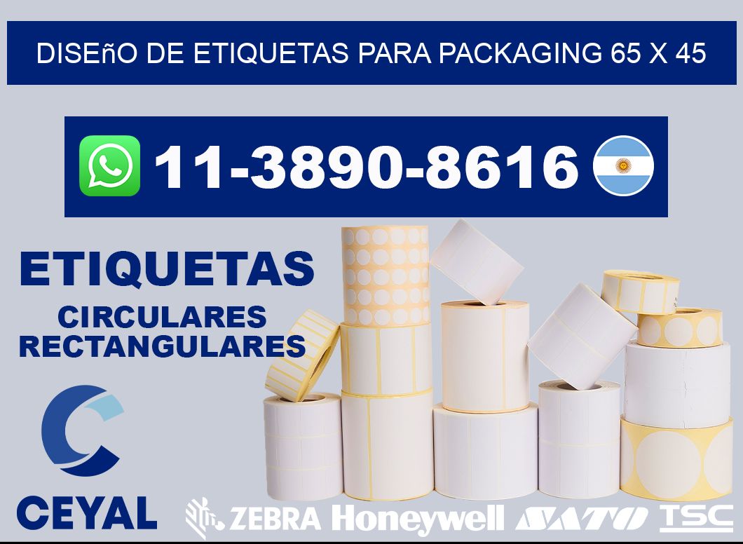 diseño de etiquetas para packaging 65 x 45