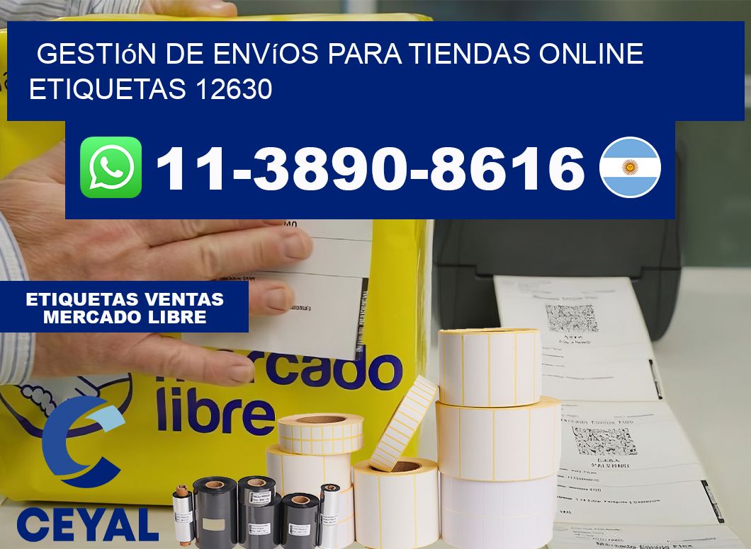 Gestión de envíos para tiendas online  etiquetas 12630