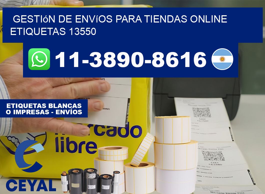 Gestión de envíos para tiendas online  etiquetas 13550