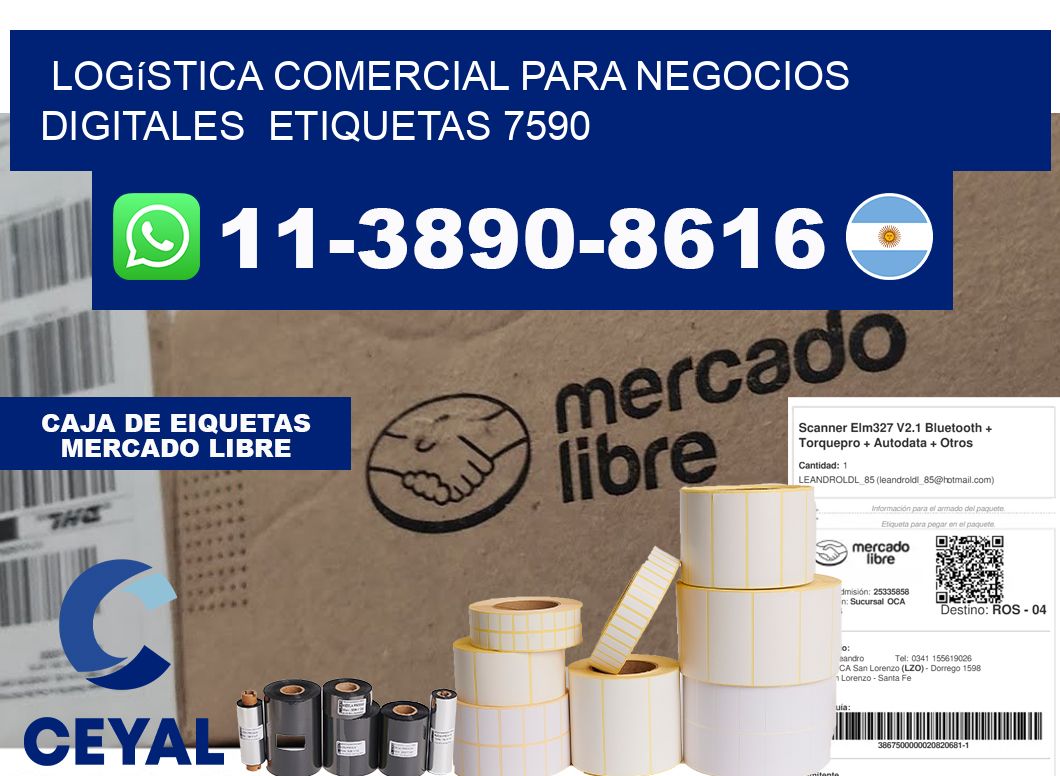 Logística comercial para negocios digitales  etiquetas 7590