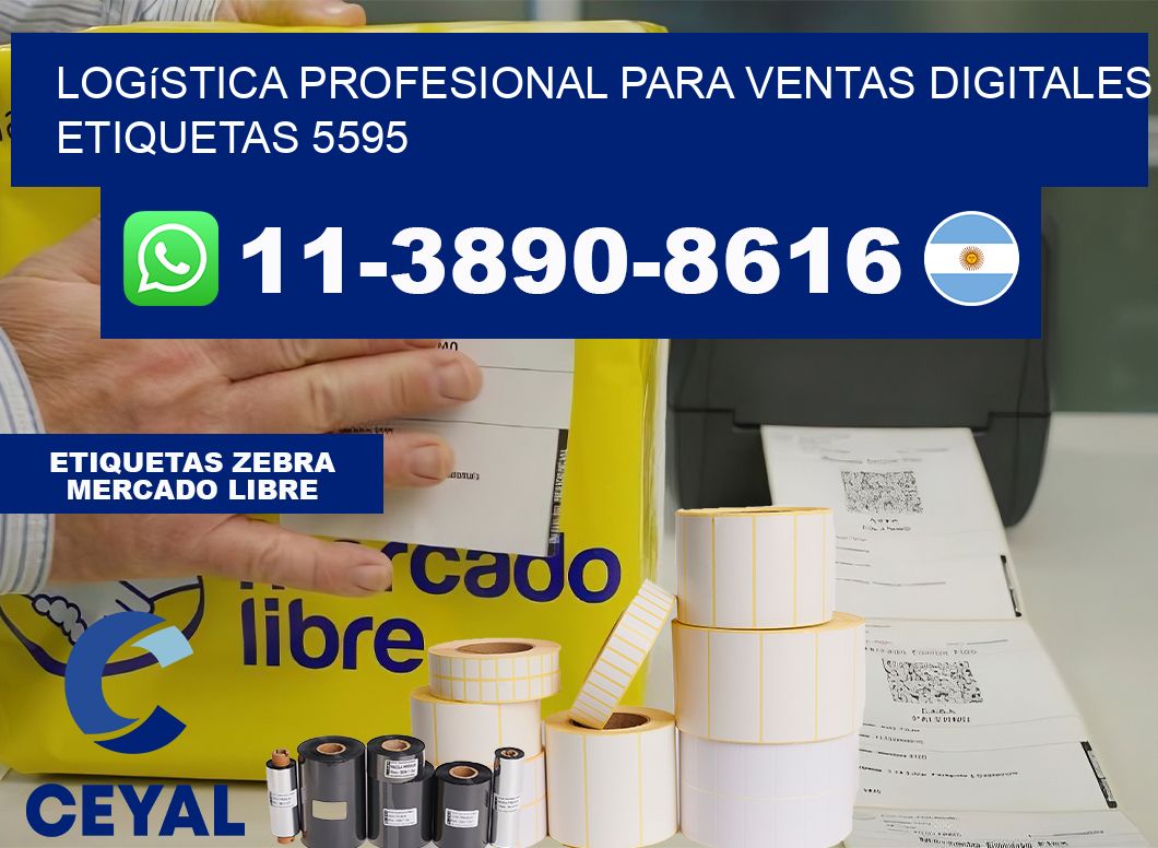 Logística profesional para ventas digitales  etiquetas 5595