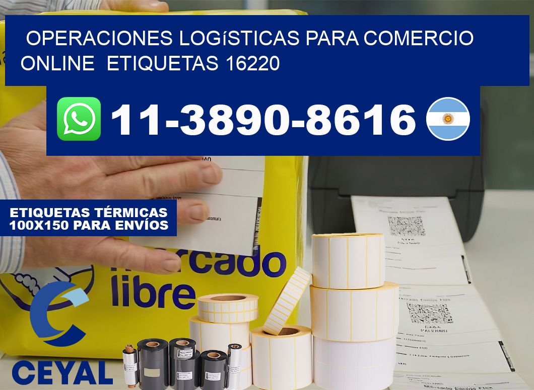 Operaciones logísticas para comercio online  etiquetas 16220