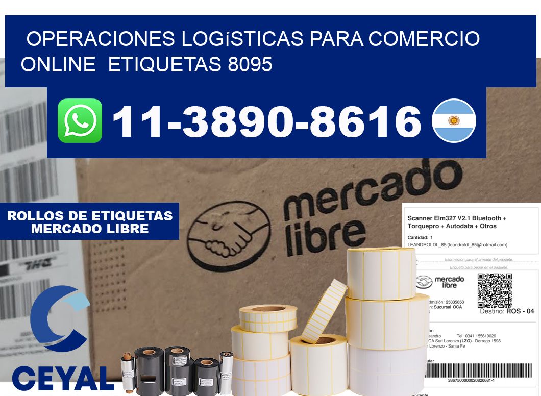 Operaciones logísticas para comercio online  etiquetas 8095