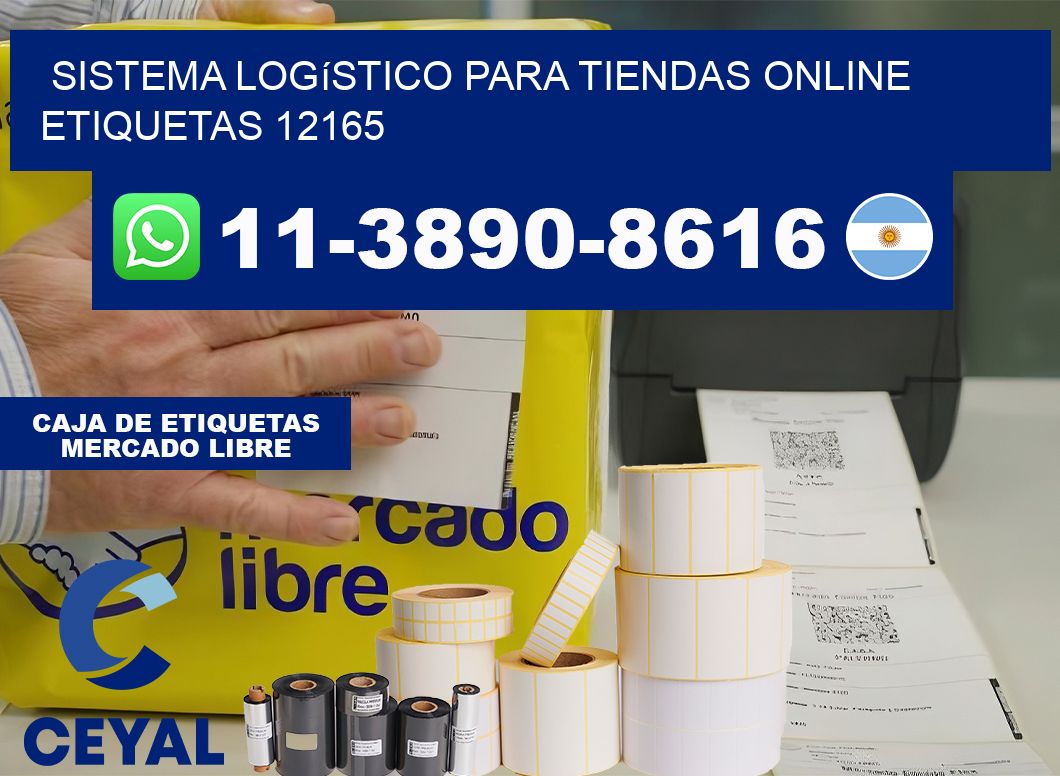 Sistema logístico para tiendas online  etiquetas 12165