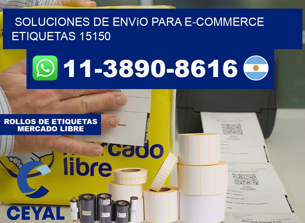 Soluciones de envío para e-commerce  etiquetas 15150