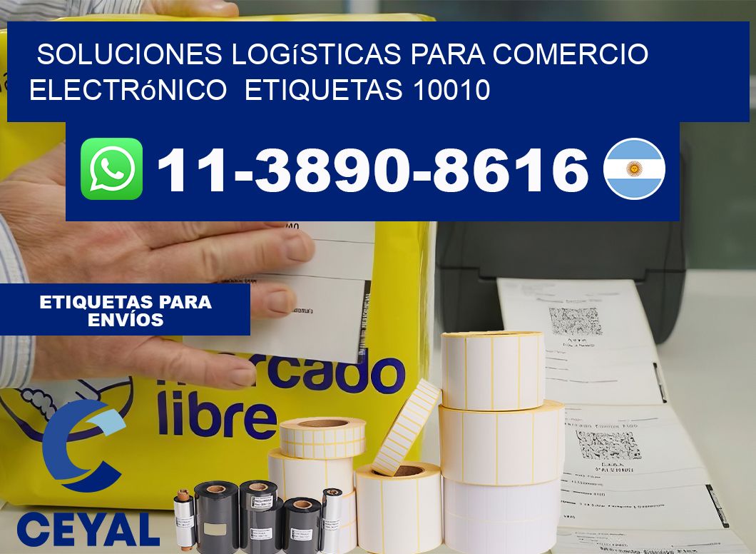 Soluciones logísticas para comercio electrónico  etiquetas 10010