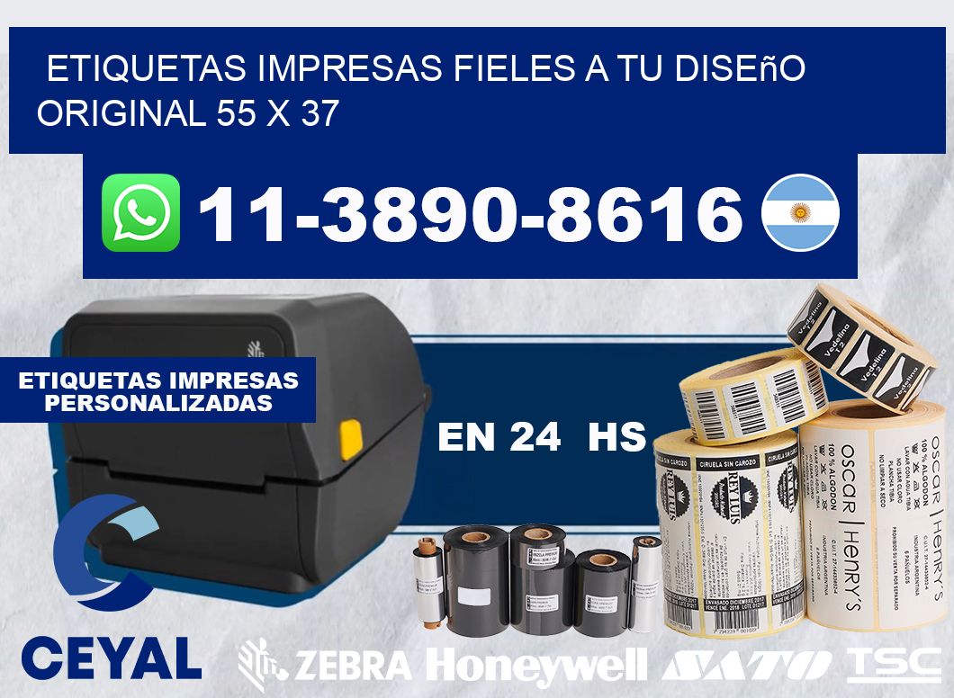 etiquetas impresas fieles a tu diseño original 55 x 37
