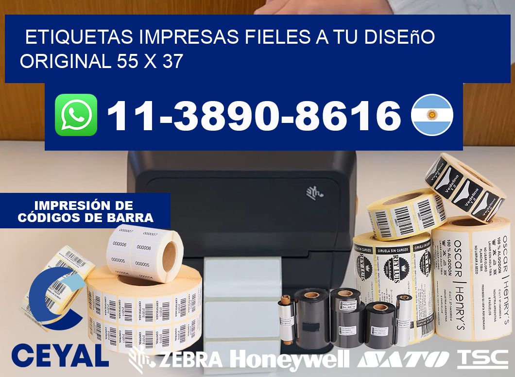 etiquetas impresas fieles a tu diseño original 55 x 37
