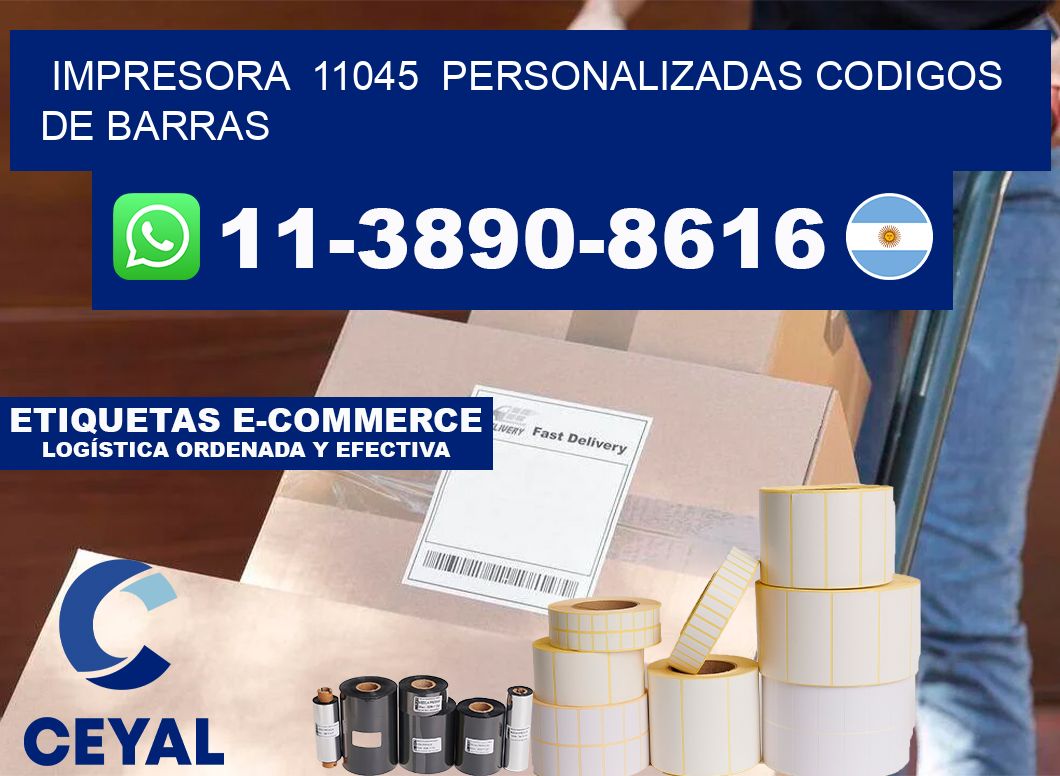 impresora  11045  personalizadas codigos de barras