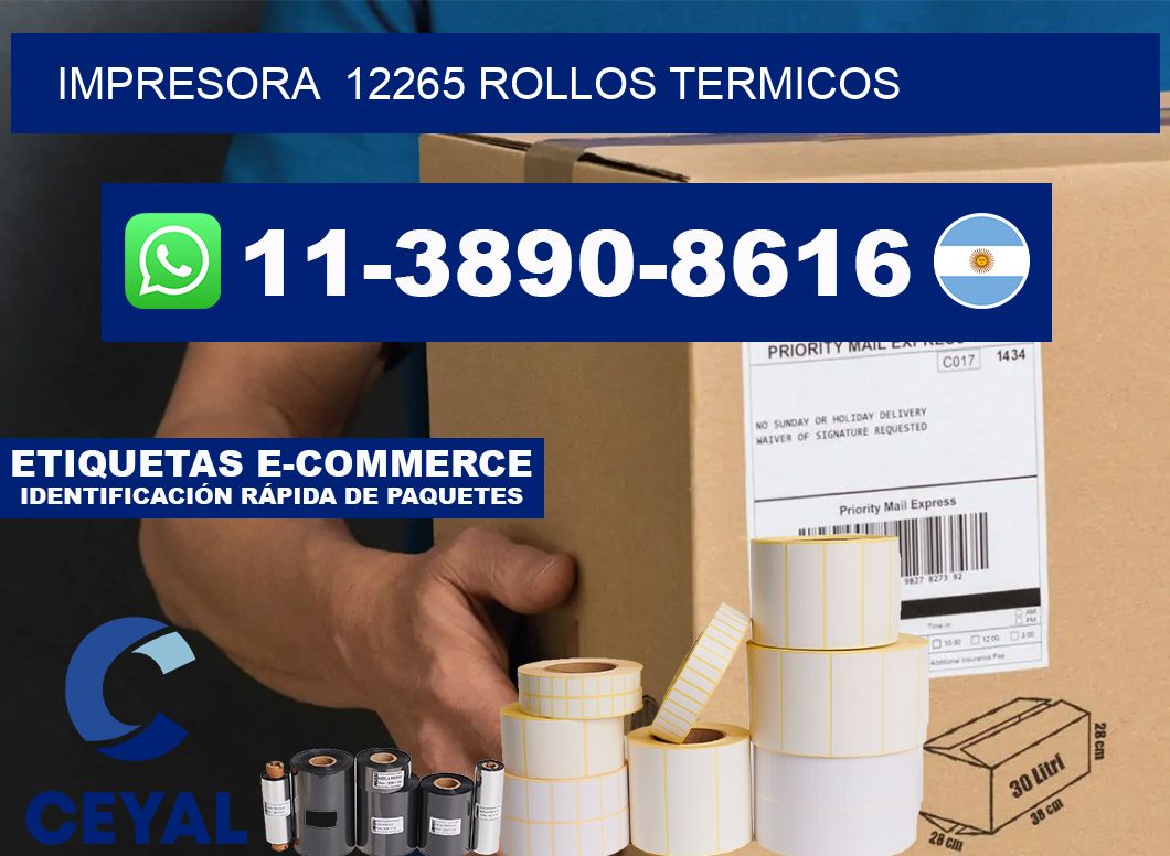 impresora  12265 rollos termicos