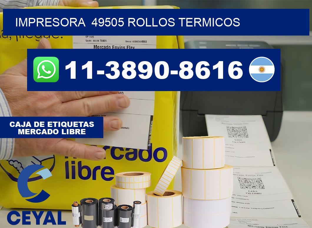 impresora  49505 rollos termicos