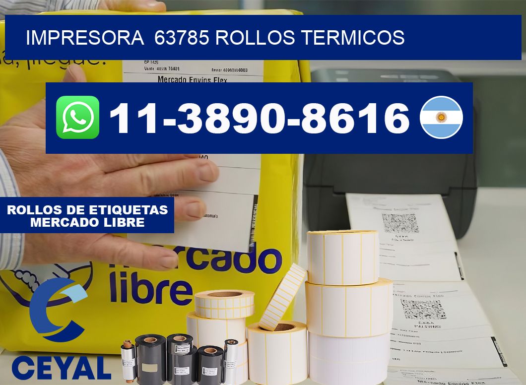 impresora  63785 rollos termicos