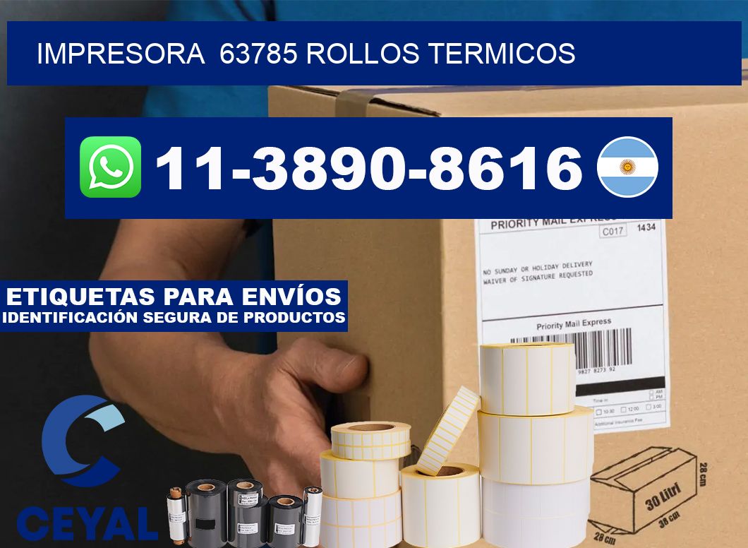 impresora  63785 rollos termicos
