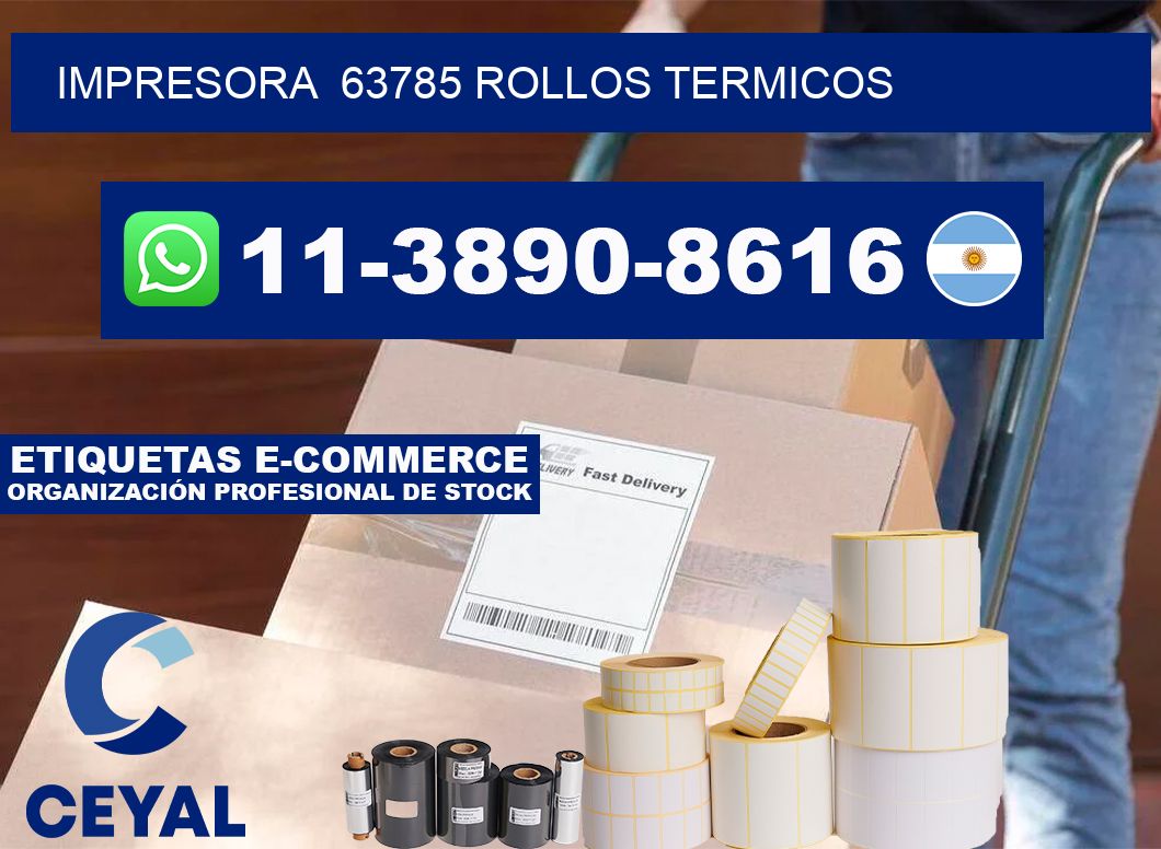 impresora  63785 rollos termicos