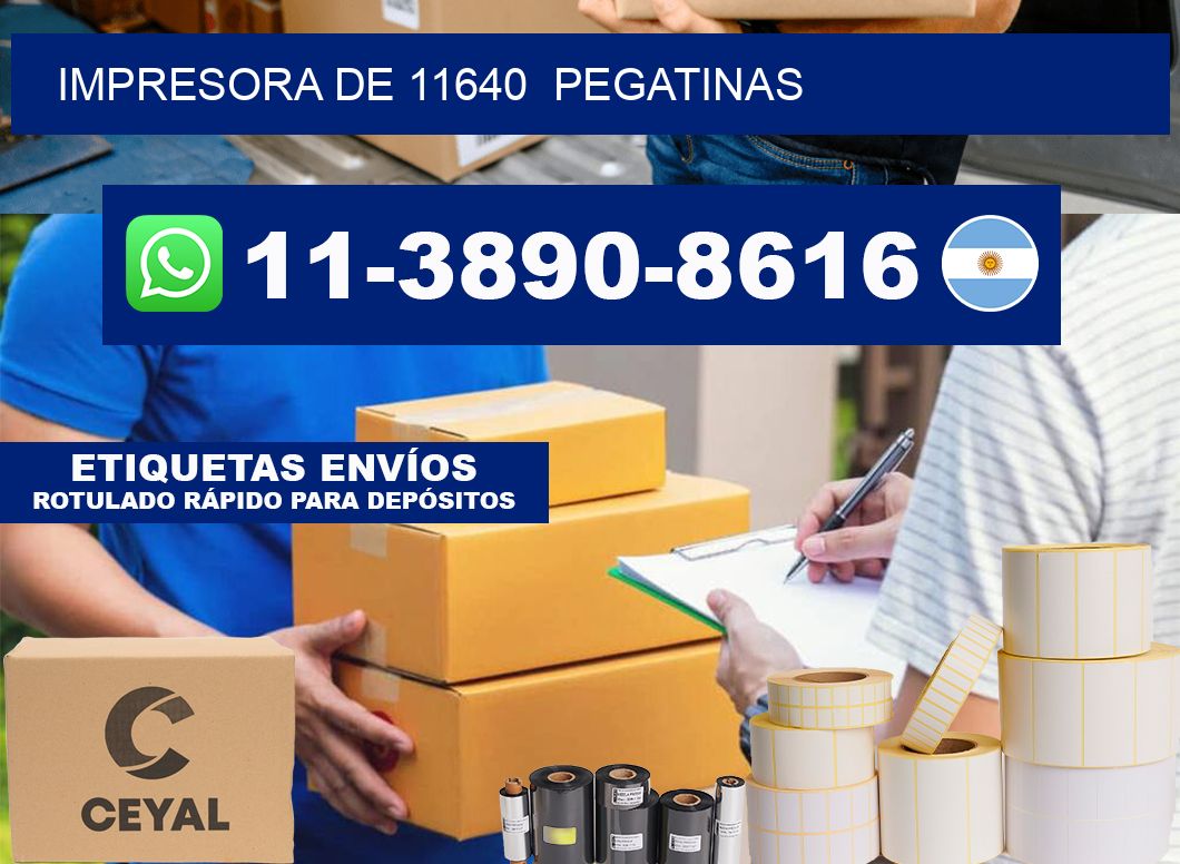 impresora de 11640  pegatinas