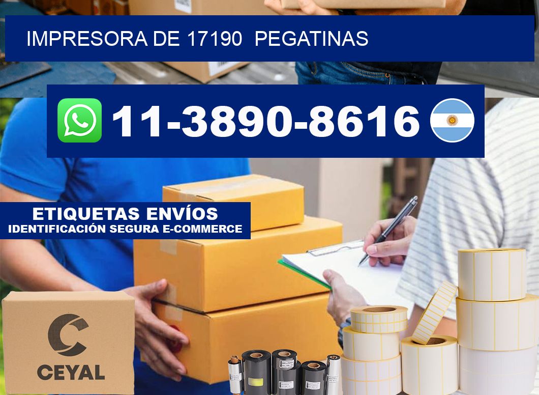 impresora de 17190  pegatinas