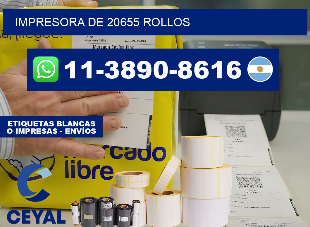 impresora de 20655 rollos