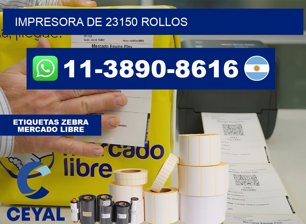 impresora de 23150 rollos
