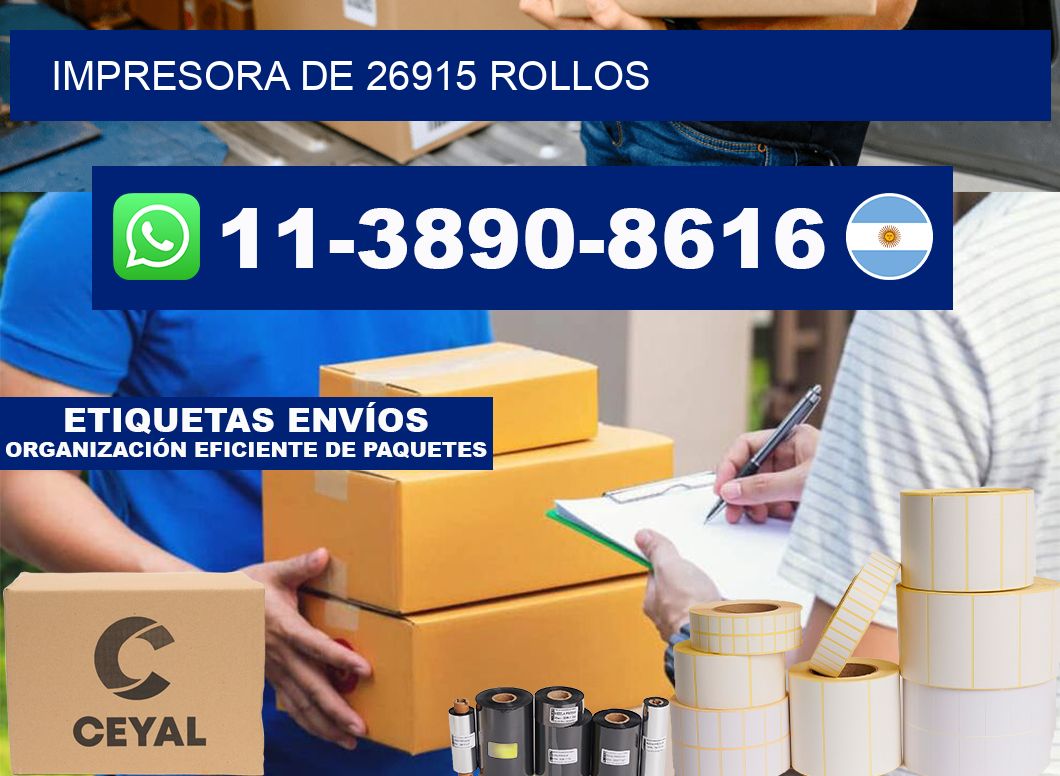 impresora de 26915 rollos