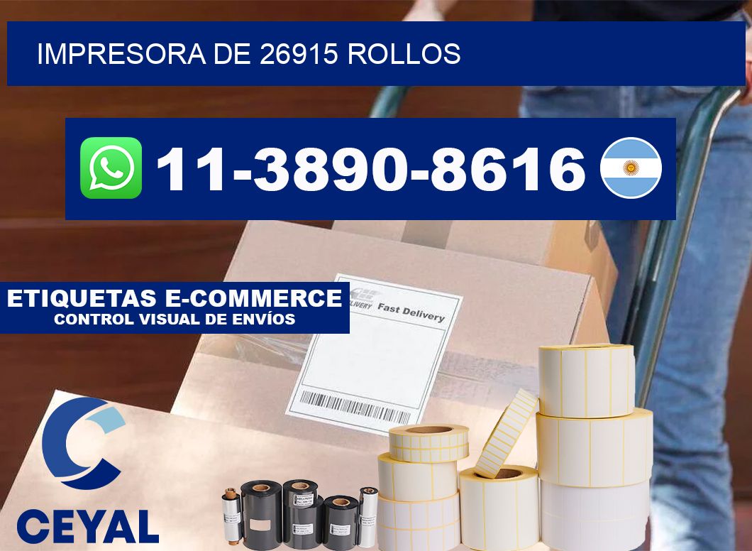 impresora de 26915 rollos