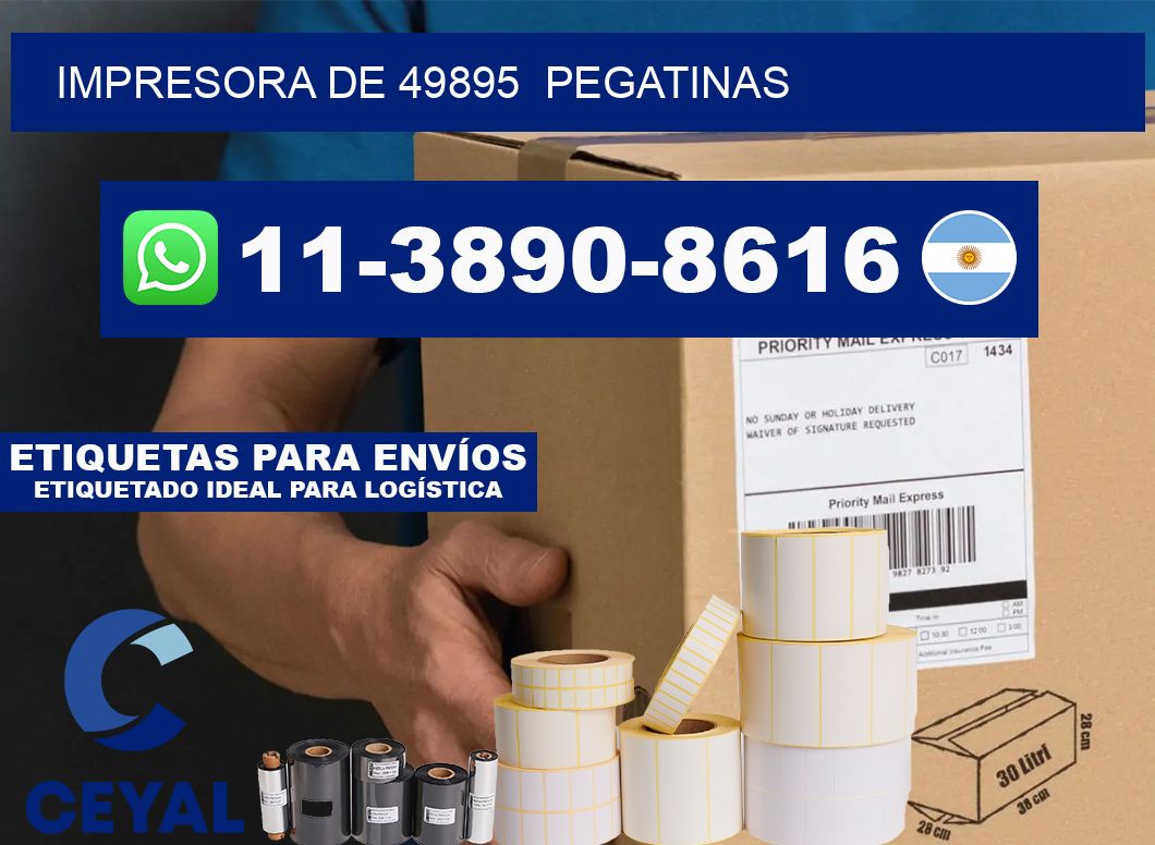 impresora de 49895 pegatinas