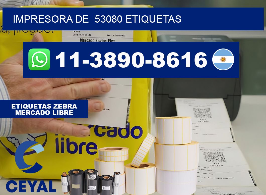 impresora de  53080 etiquetas