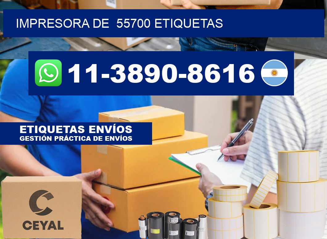 impresora de  55700 etiquetas