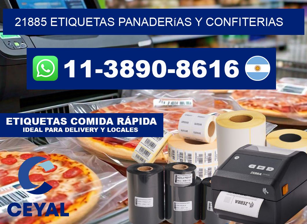 21885 etiquetas panaderías y confiterias