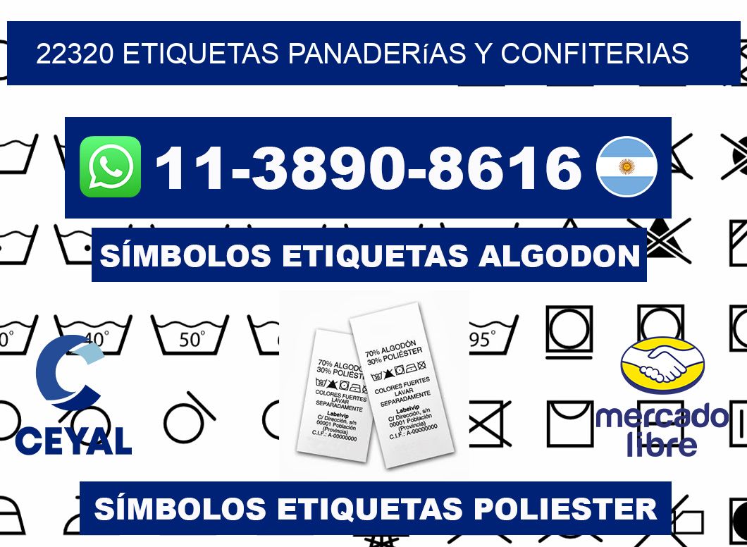 22320 etiquetas panaderías y confiterias